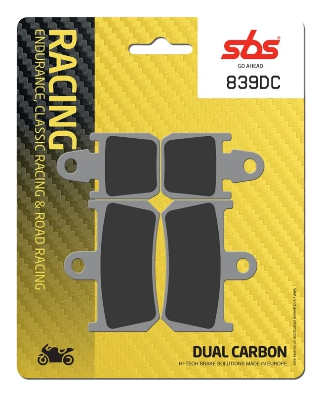 Envío Exprés Pastillas de freno DC - Dual Carbon SBS - 839DC