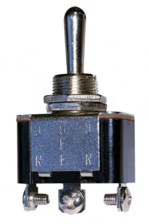 Interruptor ON / OFF / ON Metal Cromo Disponible Ahora