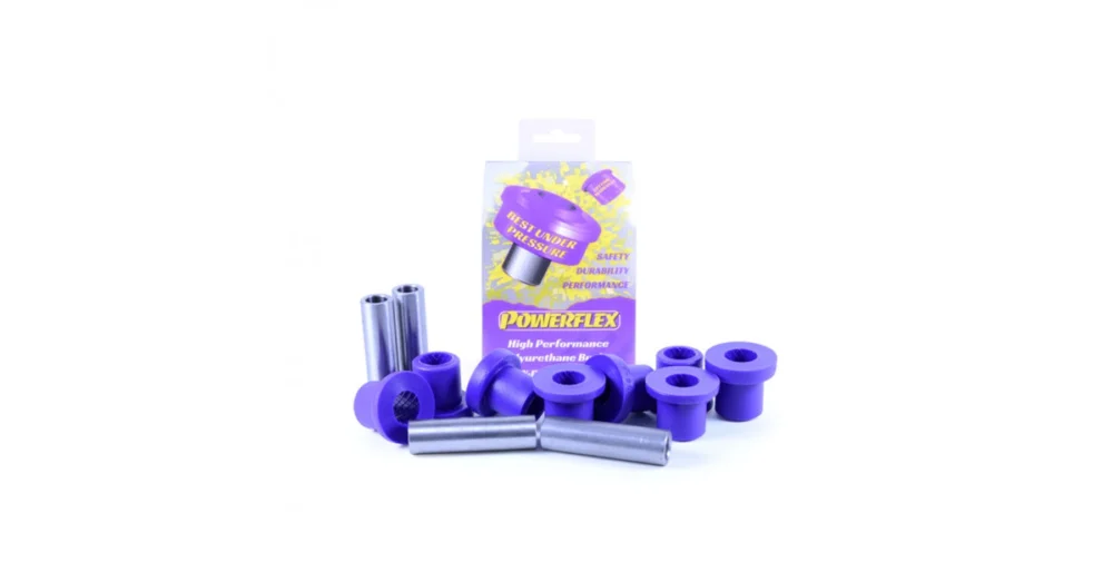 Silent-block Powerflex Trapecio Trasero Exterior + Interior BMW E30 (4 Piezas) Disponible Ahora