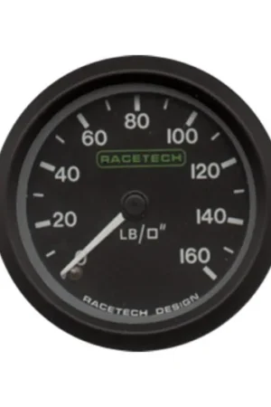 Manómetro Presión Aceite / Gasolina Racetech 160 PSI 1/8BSP + Iluminación Última Oportunidad