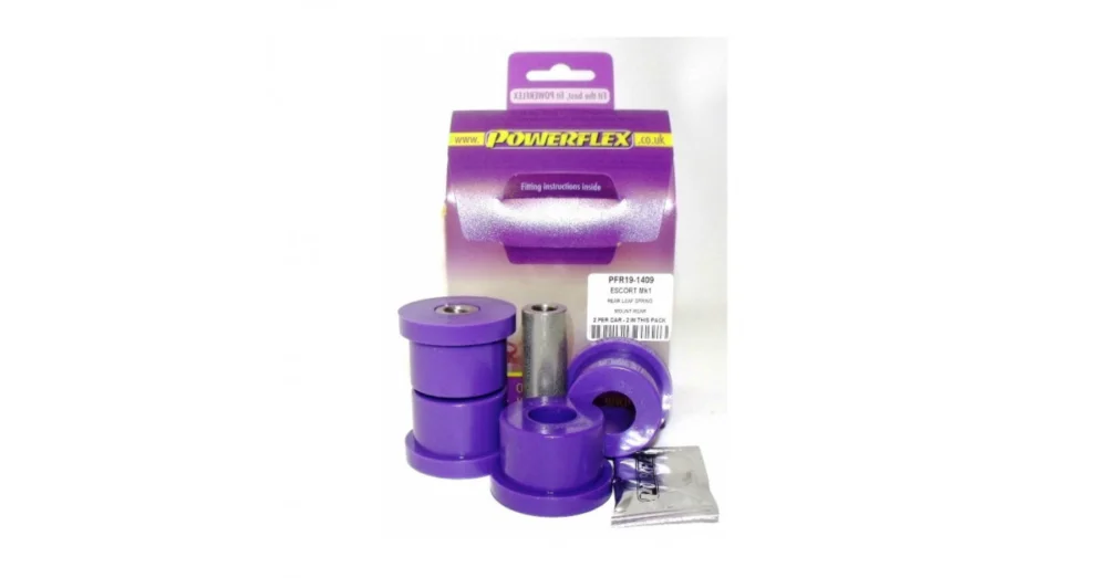 Silent-block Powerflex lámina Trasero Ford Escort MK1 (2 Piezas) Marca Reconocida