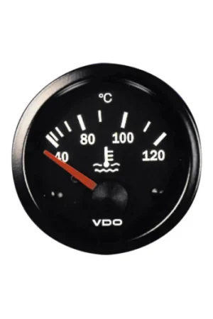 Últimas Unidades Manómetro temperatura agua 120° Fondo negro diámetro 52 pinza