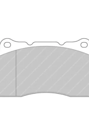 Ocasión Especial Pastillas de freno Ferodo DS2500 delantero para Alfa Romeo 147 3.2 GTA 09.03 - Renault Megane 3 2.0 RS / Megane 4 1.8 RS - étri