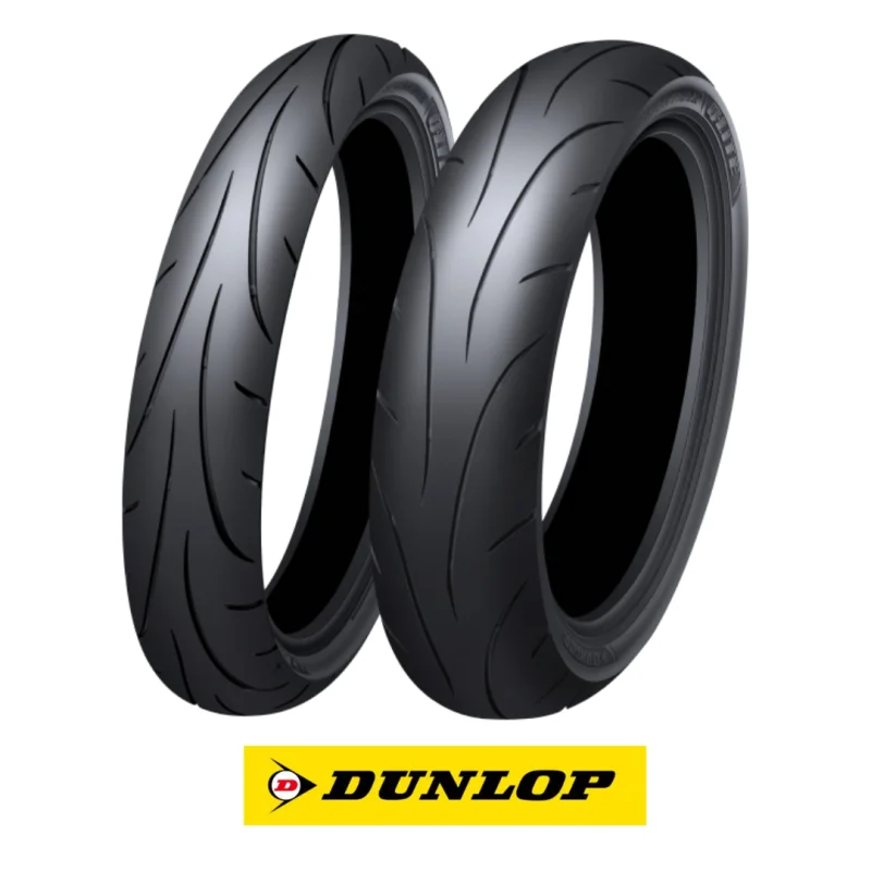 Liquidación Dunlop Sportmax Q-LITE 100/80 - 17 M/C 52H Y 130/70 - 17 M/C 62H TL
